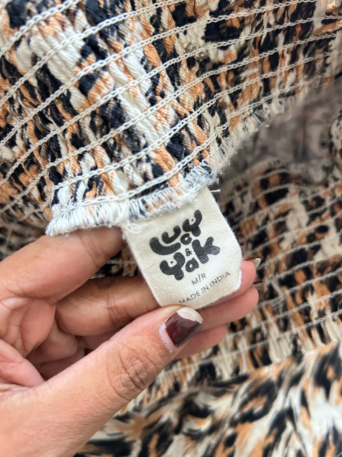 LUCY & YAK Leo Swirl Shorts