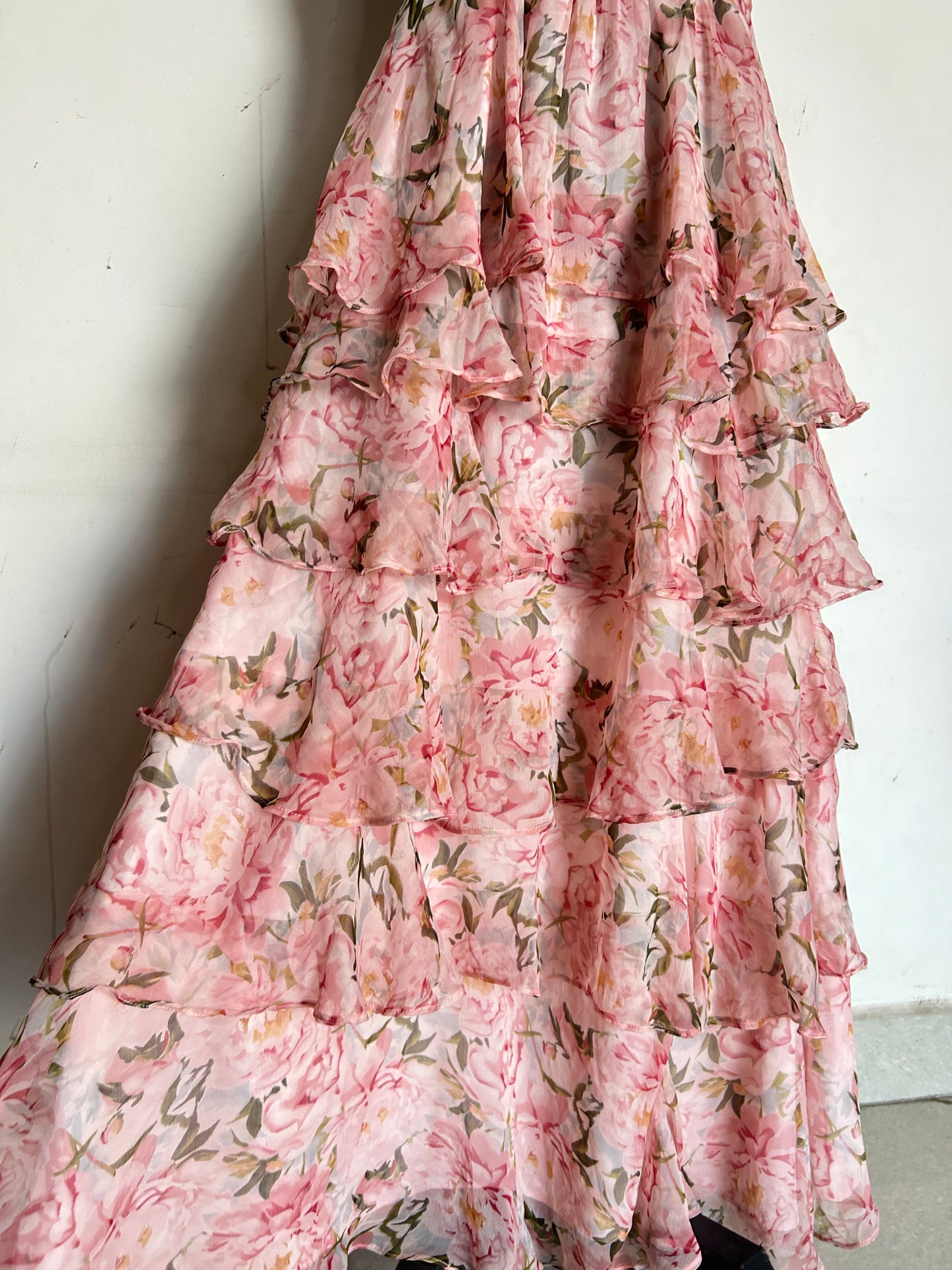 Ruffle Floral Dress