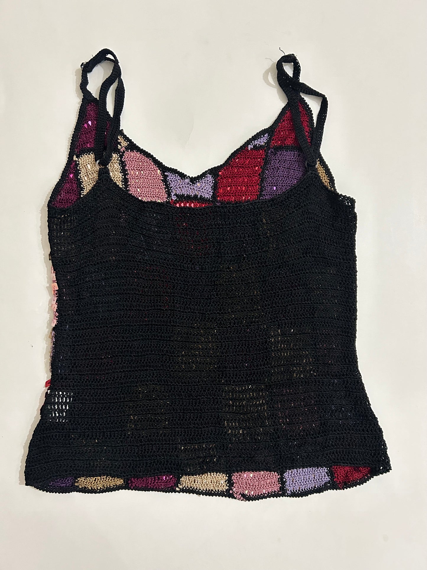 Multicolour Embellished Sequinned Top
