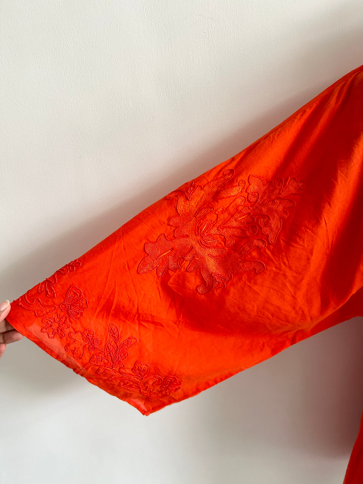 Orange ZARA Wrap Dress