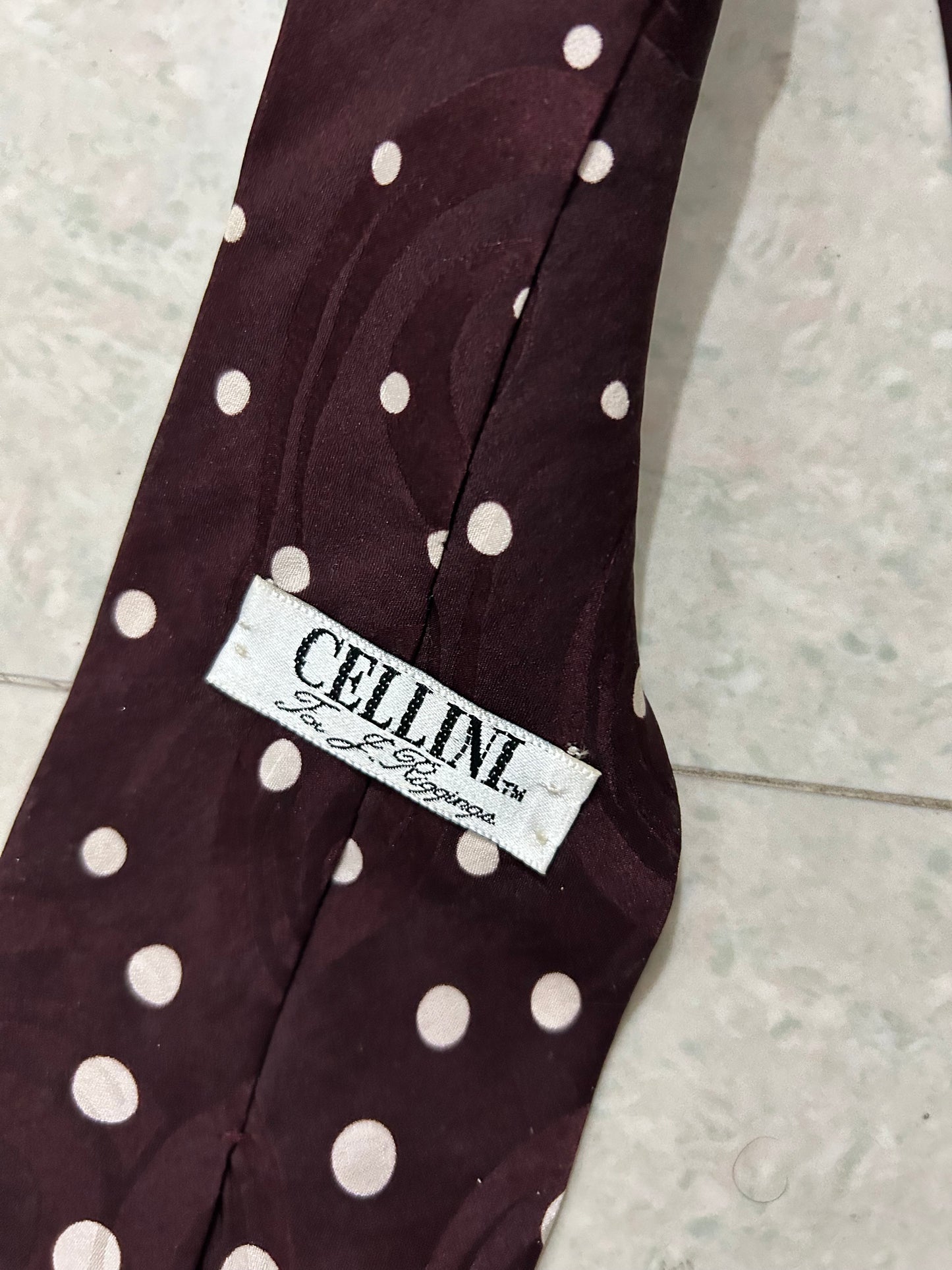 Brown Polka Dot Tie