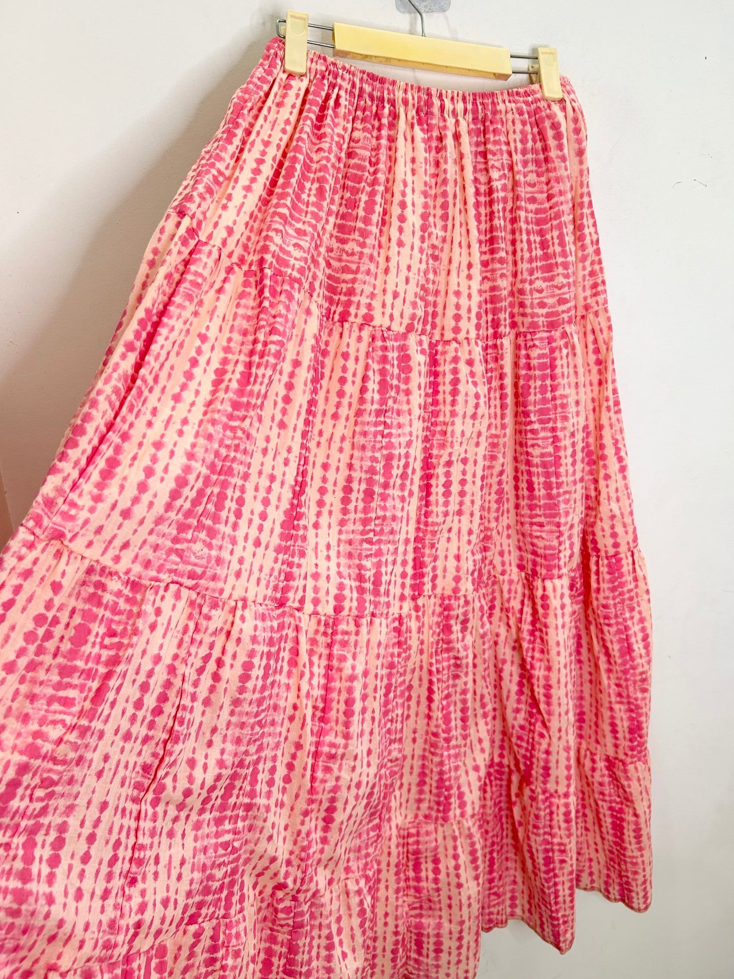 Pink Tie-Dye Skirt