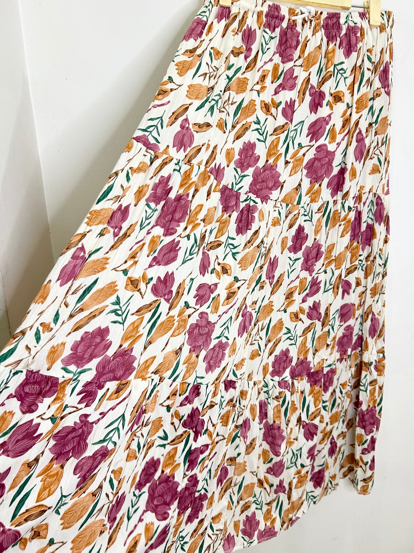 Lotus Print Skirt