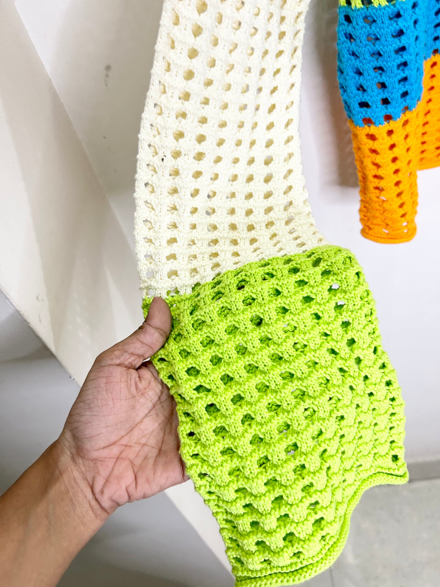 Multicolor Crochet Top