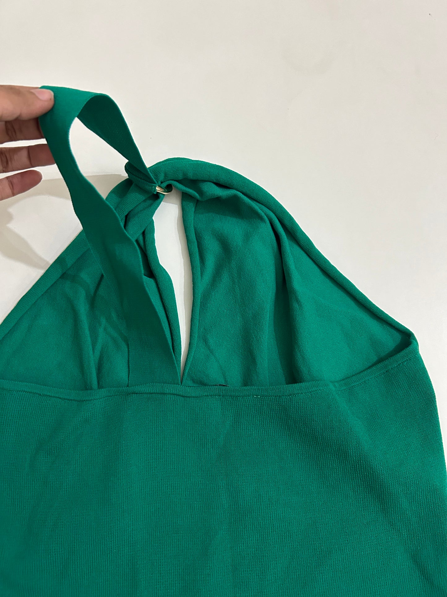 Halterneck Green Top