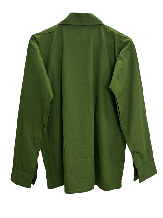 Cotton Green Solid Shirt