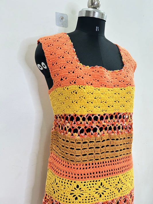Sunrise Crochet Dress