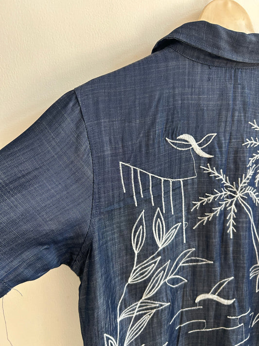 Embroidered Shirt:40”