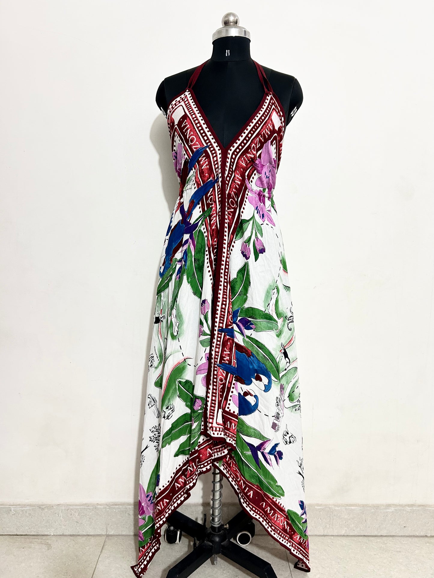 Tropical Handkerchief Dress