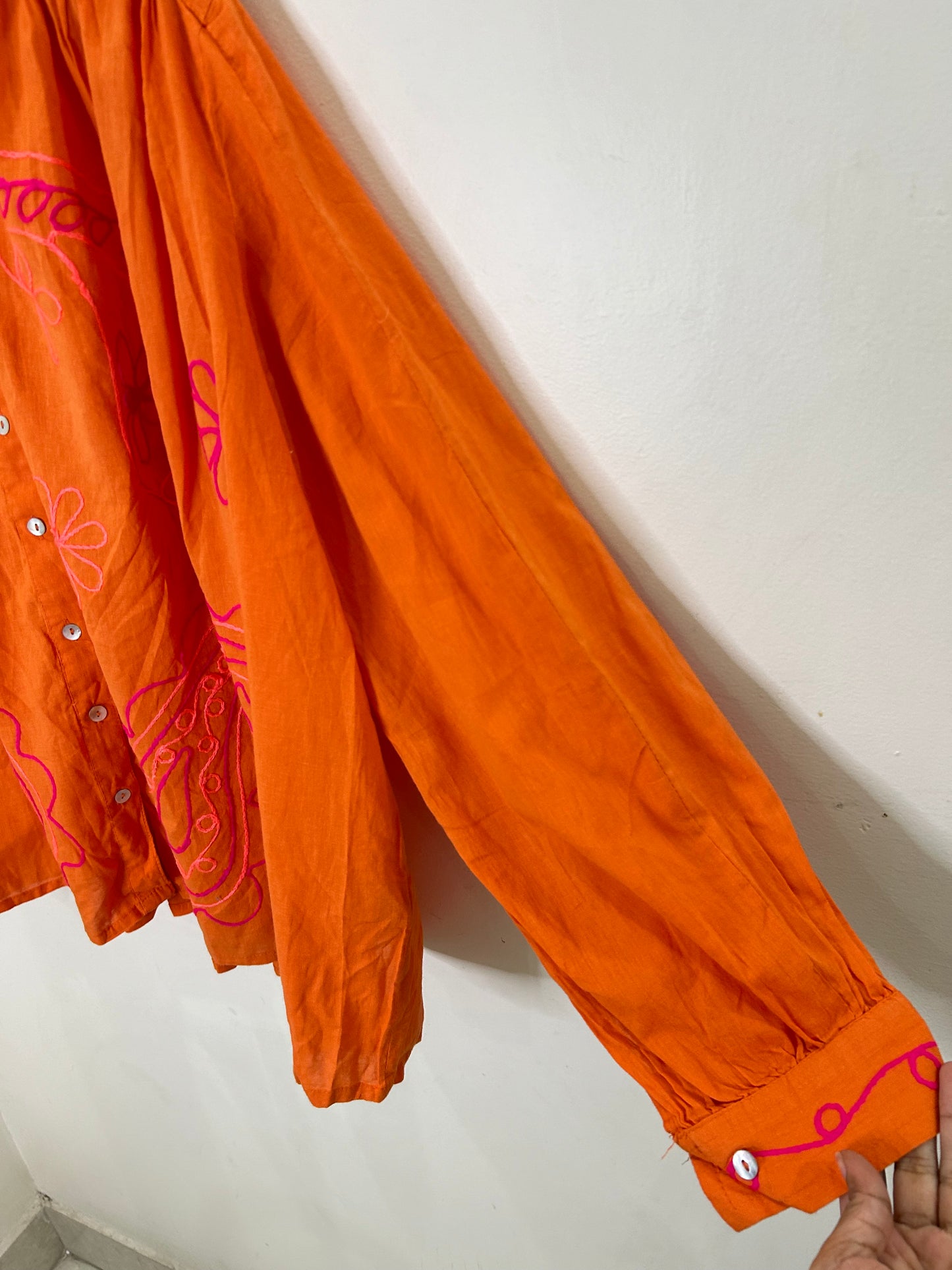 Embroidered Threadwork Shirt