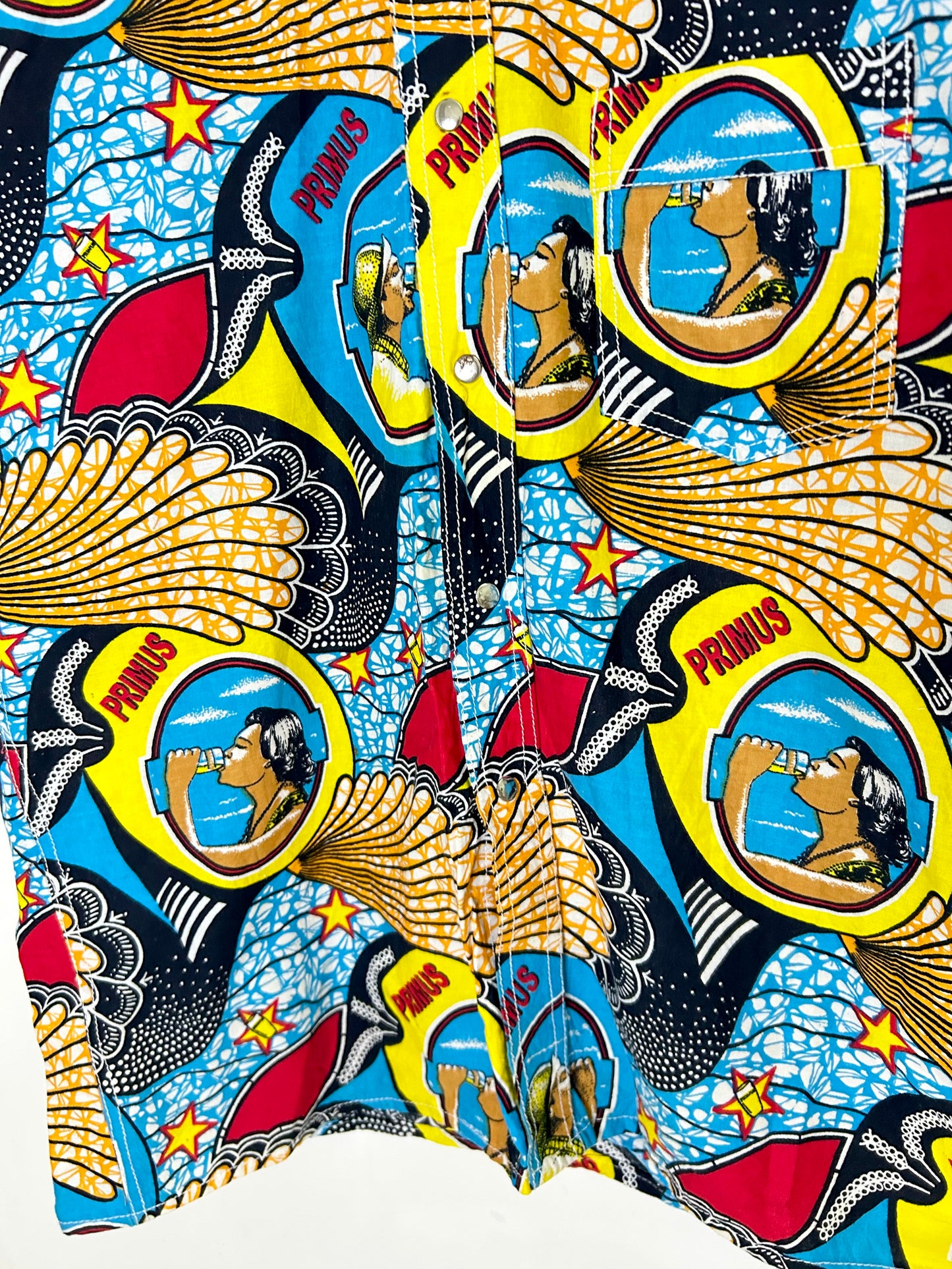 Shell Printed Shirt: Chest-46”