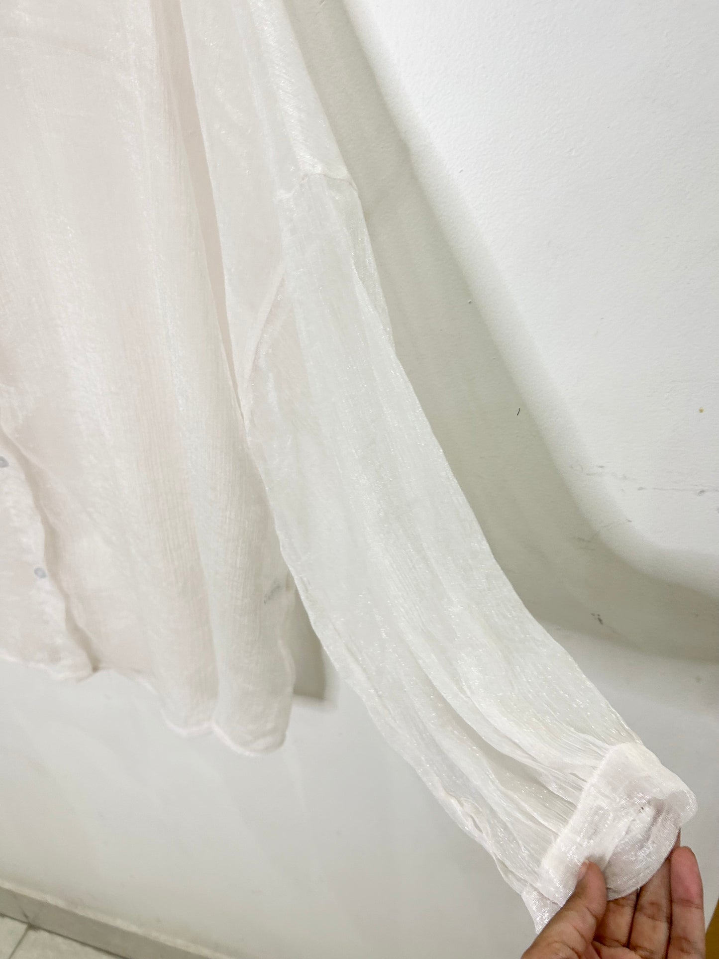 Sheer White Shirt