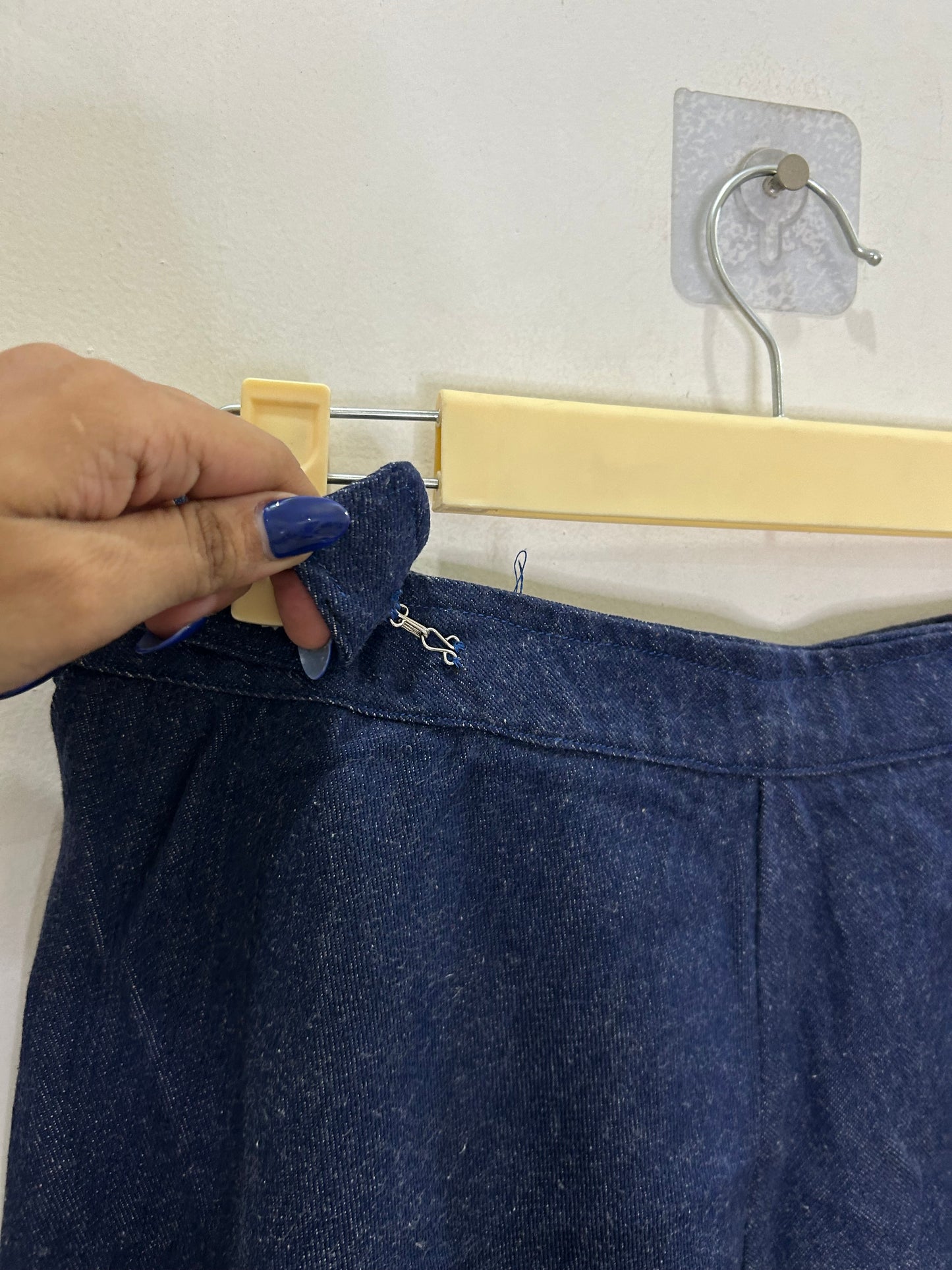 Denim Border Skirt