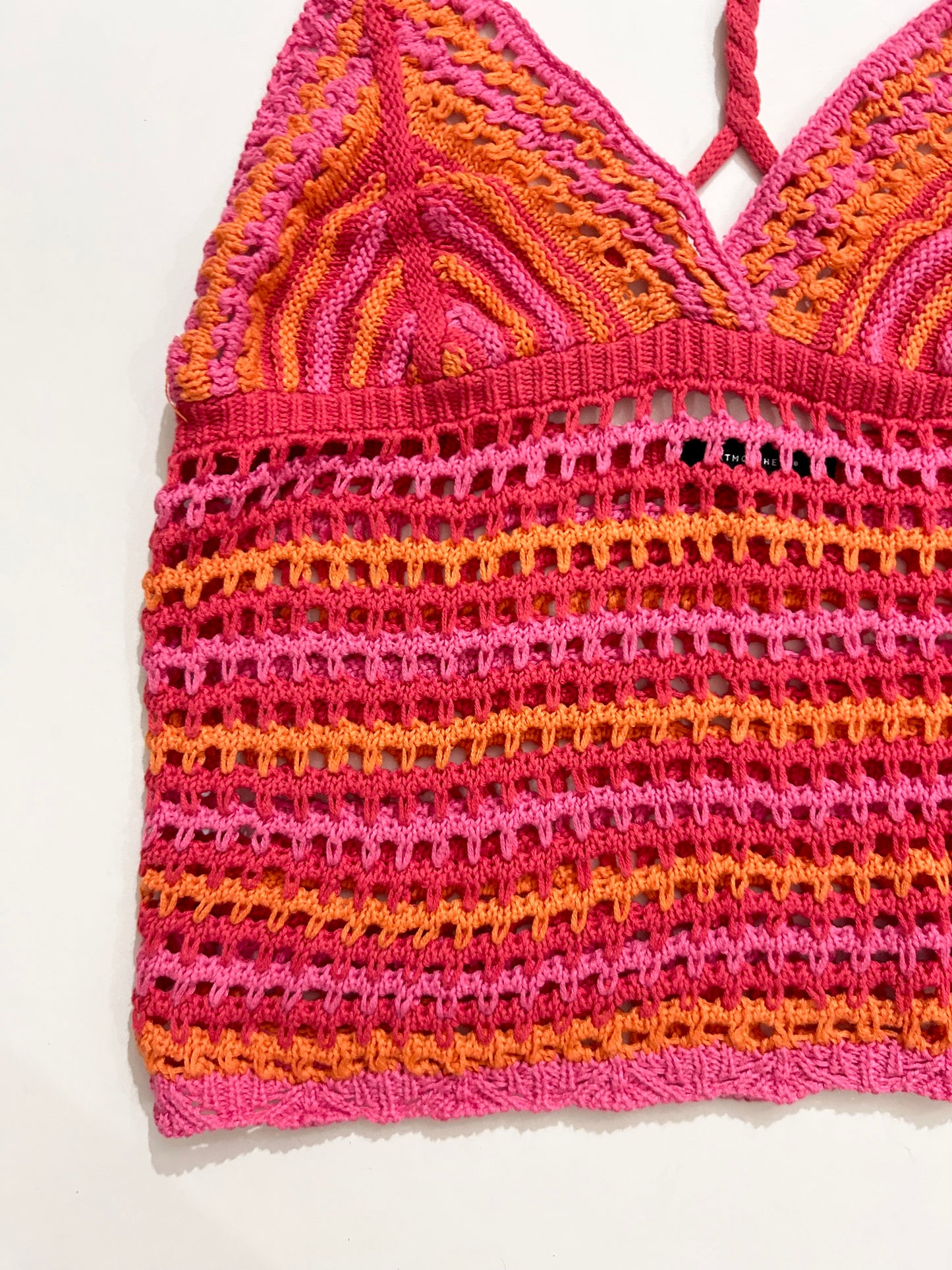Halter neck Crochet Top: Bust-36” TO 40”