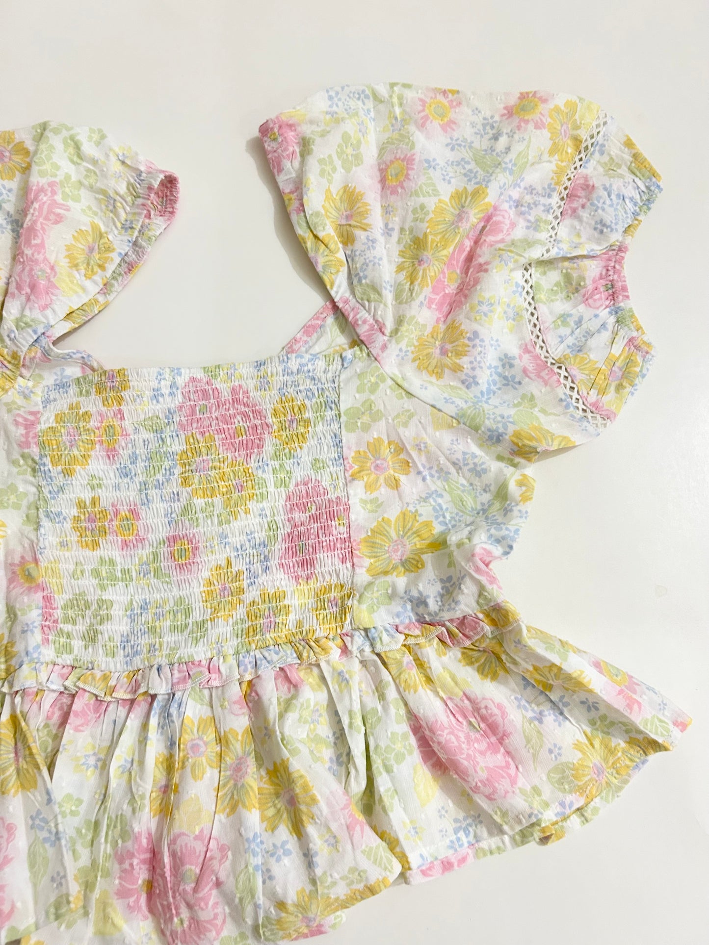 Peplum Floral Top