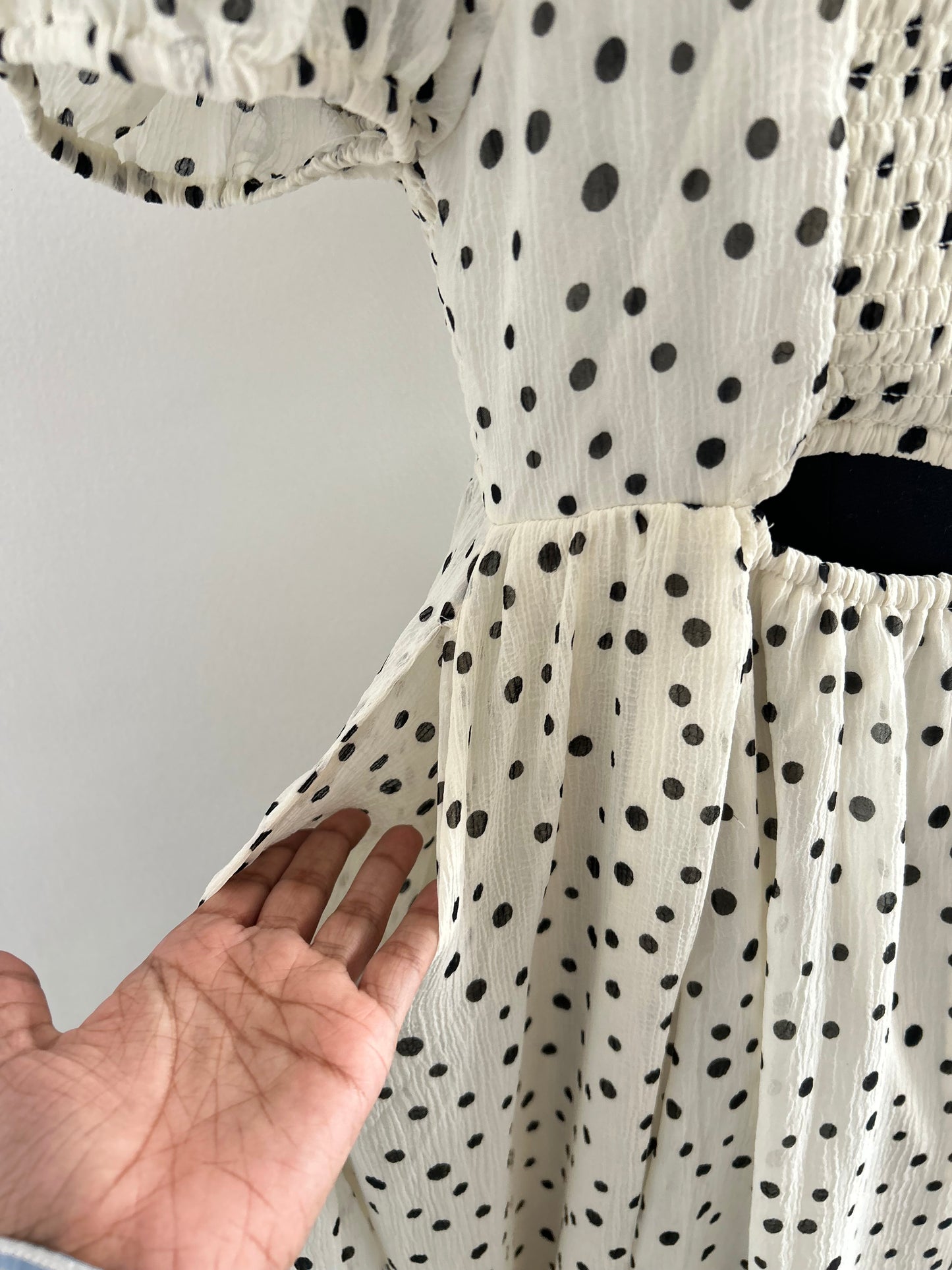 Polka Dot Print Dress