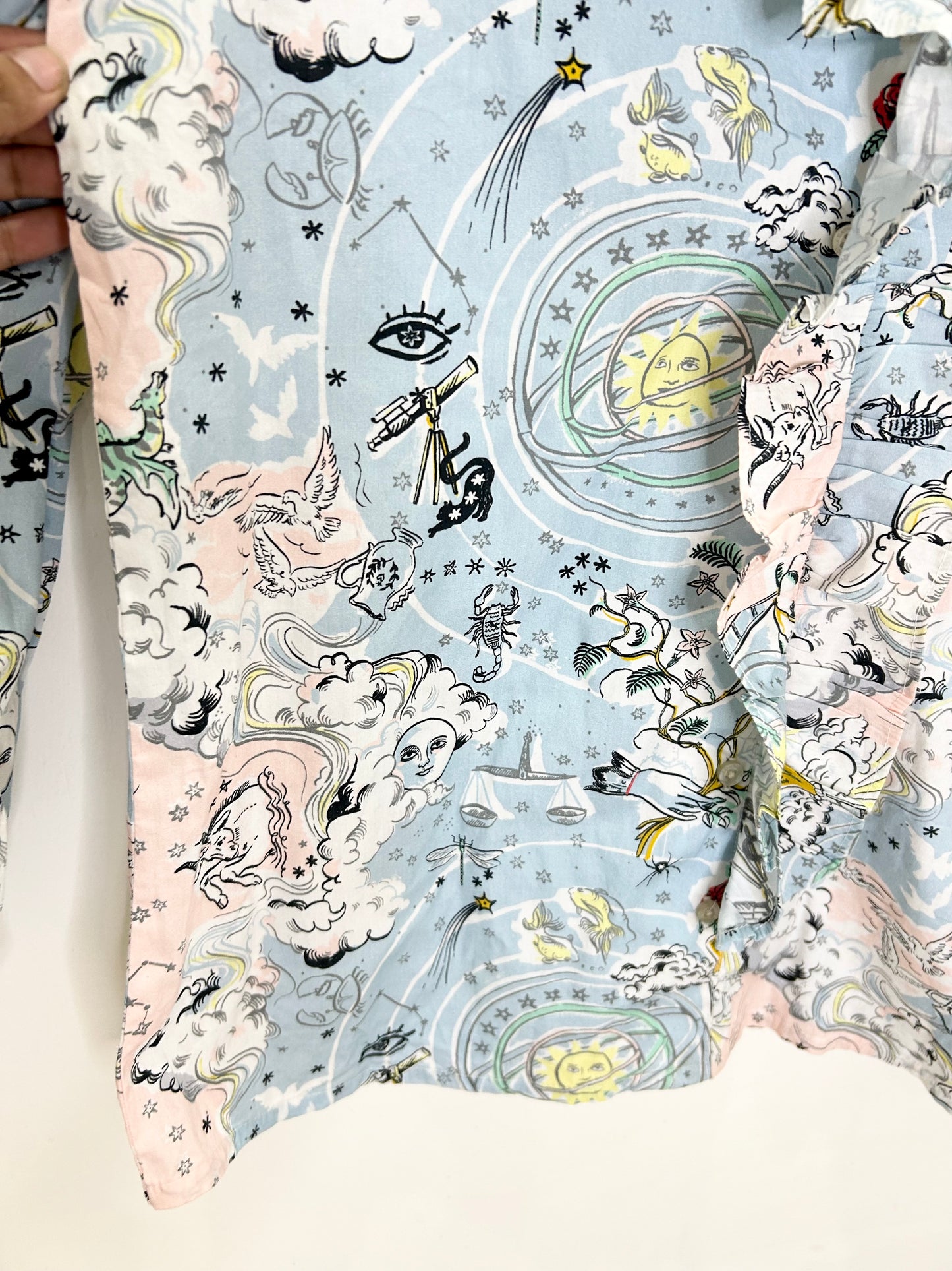 Dreamy Moon Ruffle Shirt