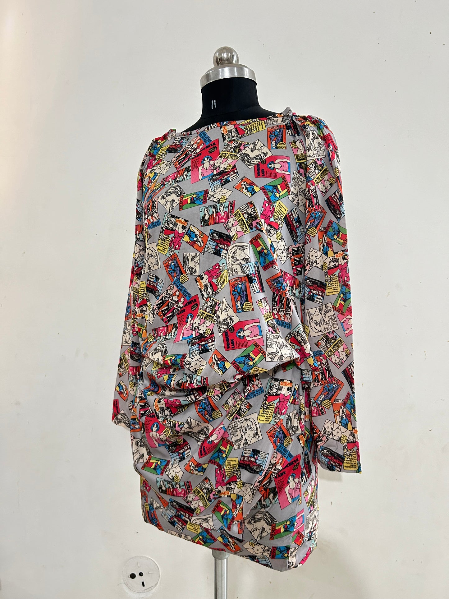 Comic Print Dress