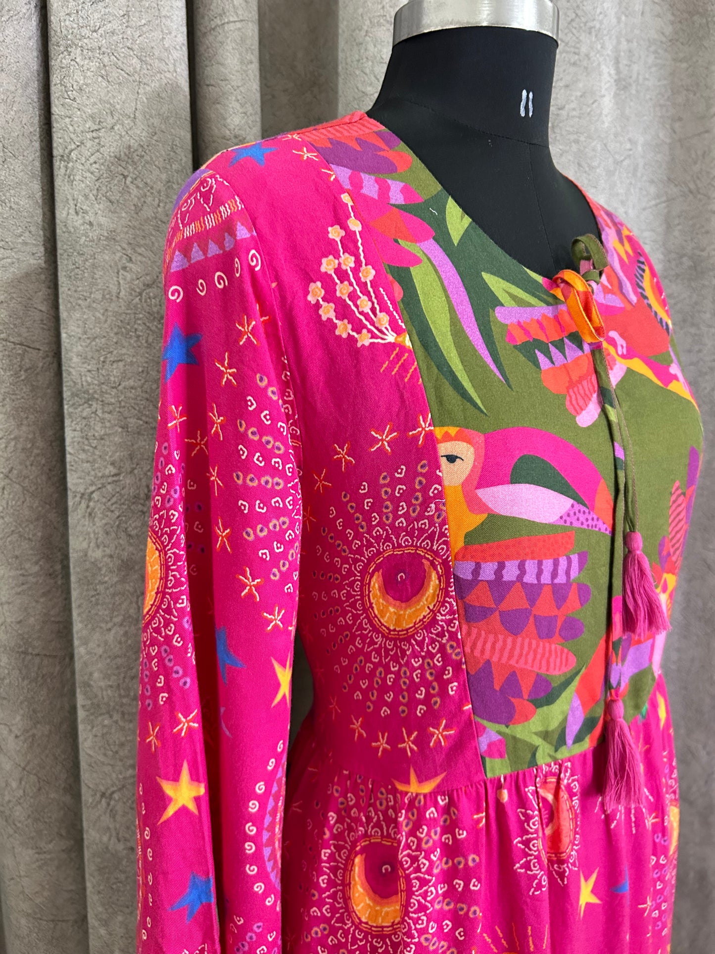 Tropical Mirage Boho Maxi Dress
