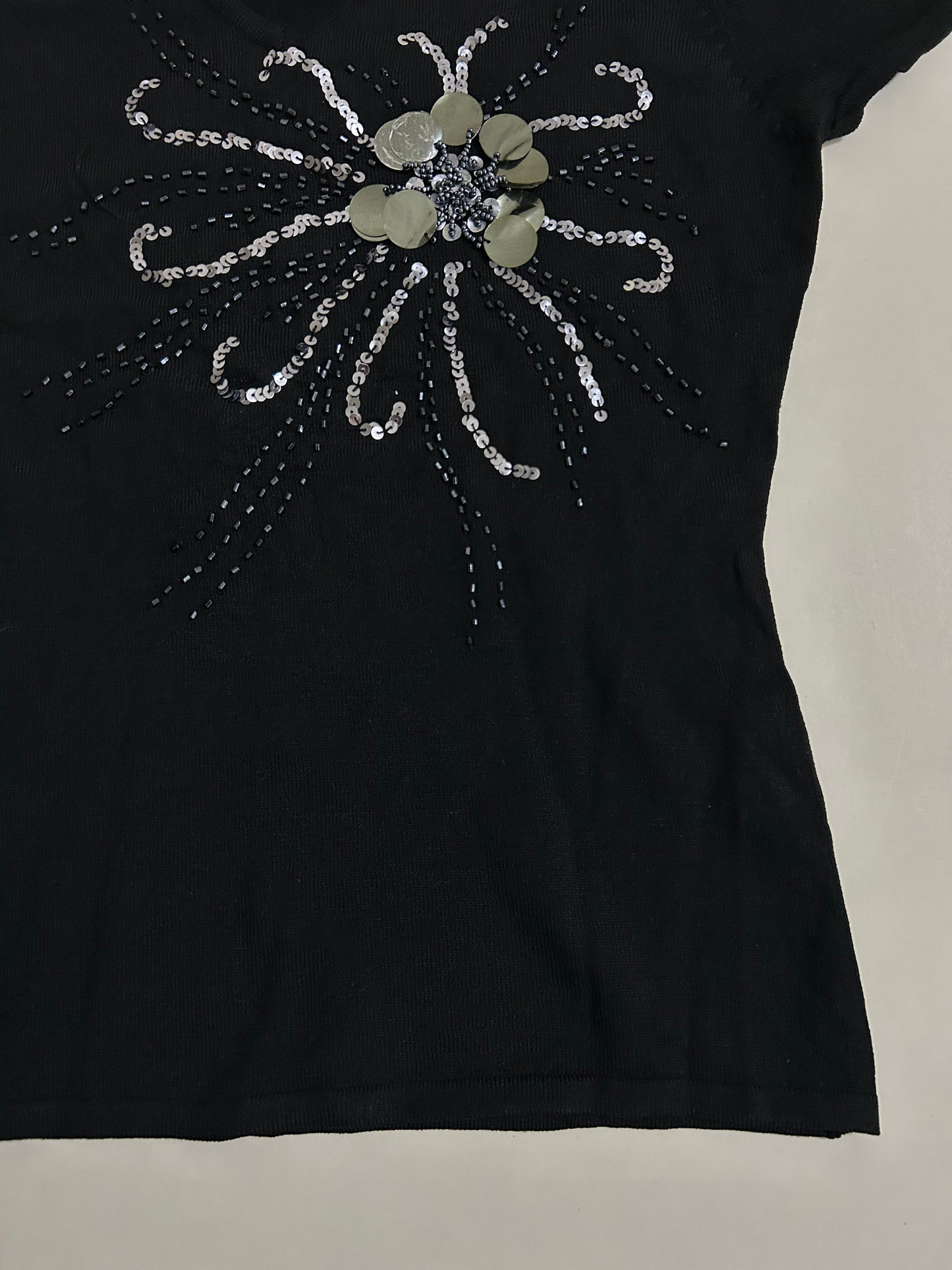 Floral Embellishments Top