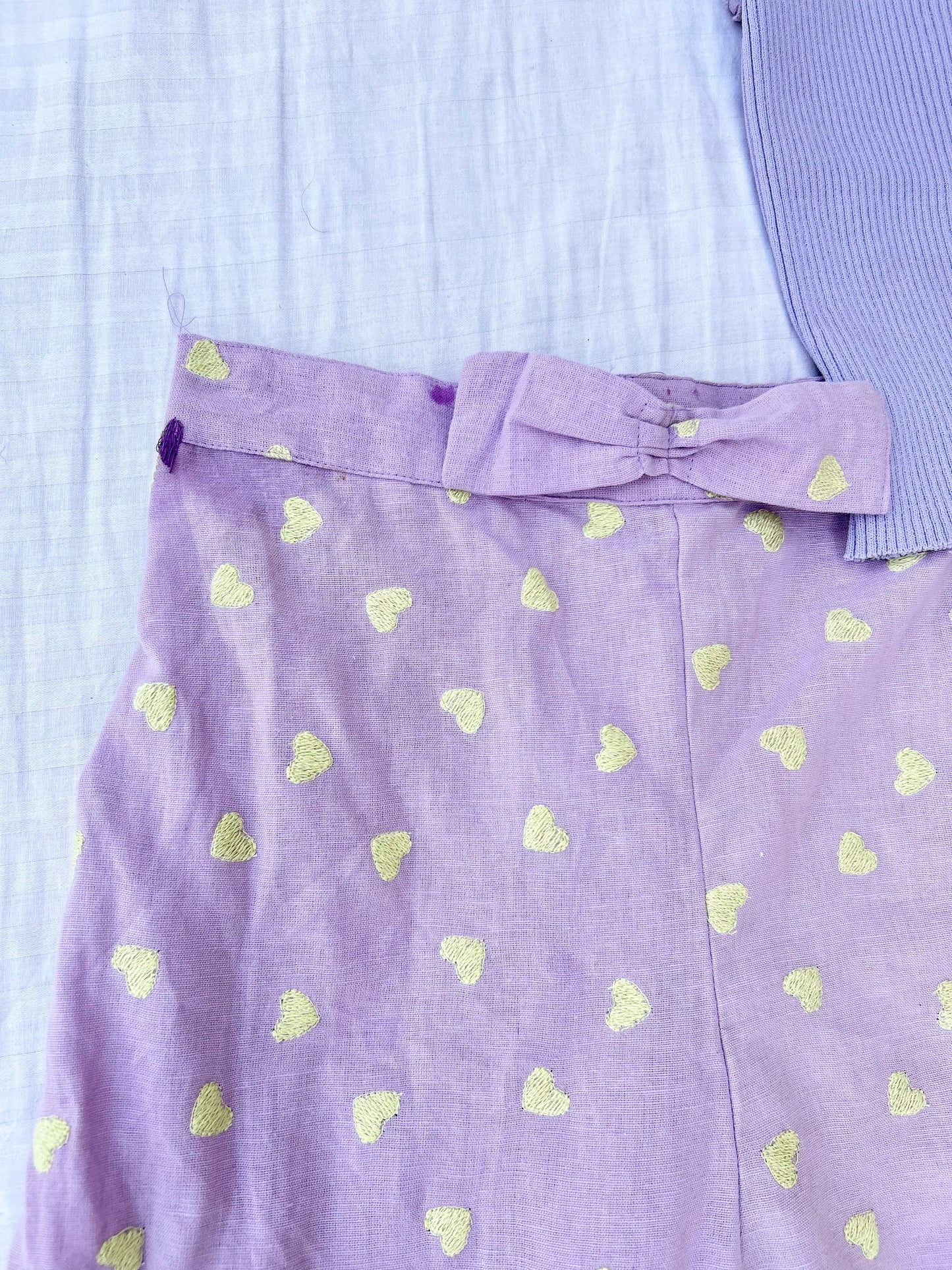 Lavender Bow Pants