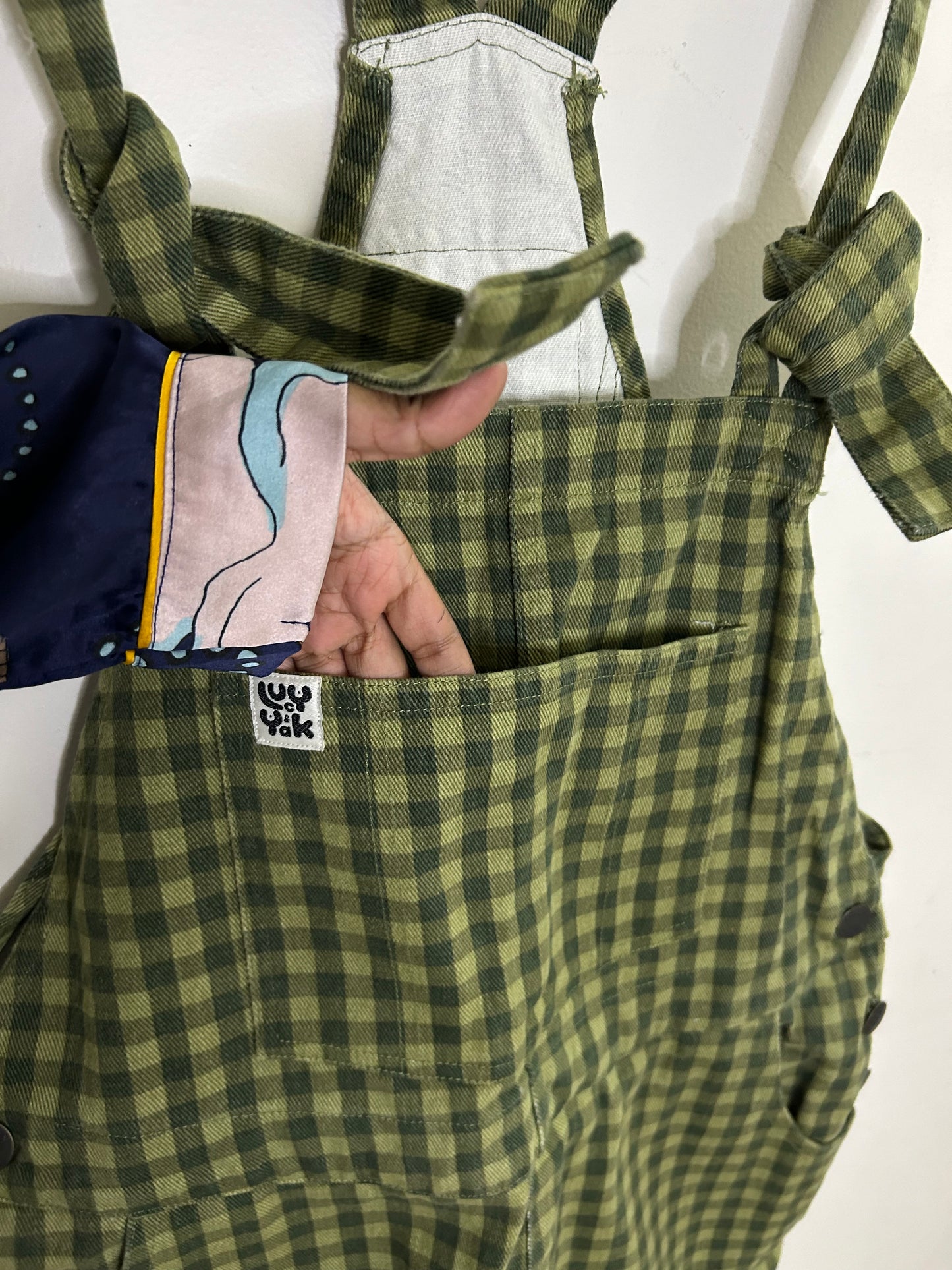 Checkered Dungaree