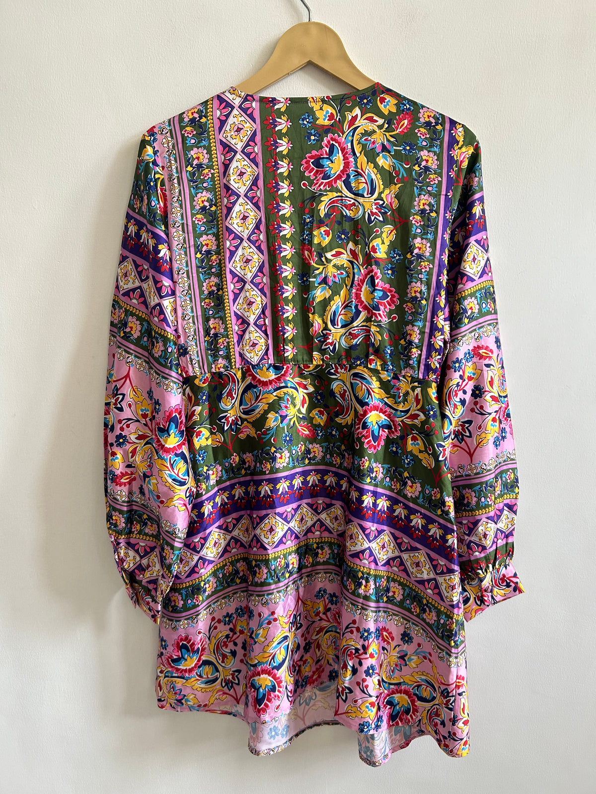 Printed Satin Dress