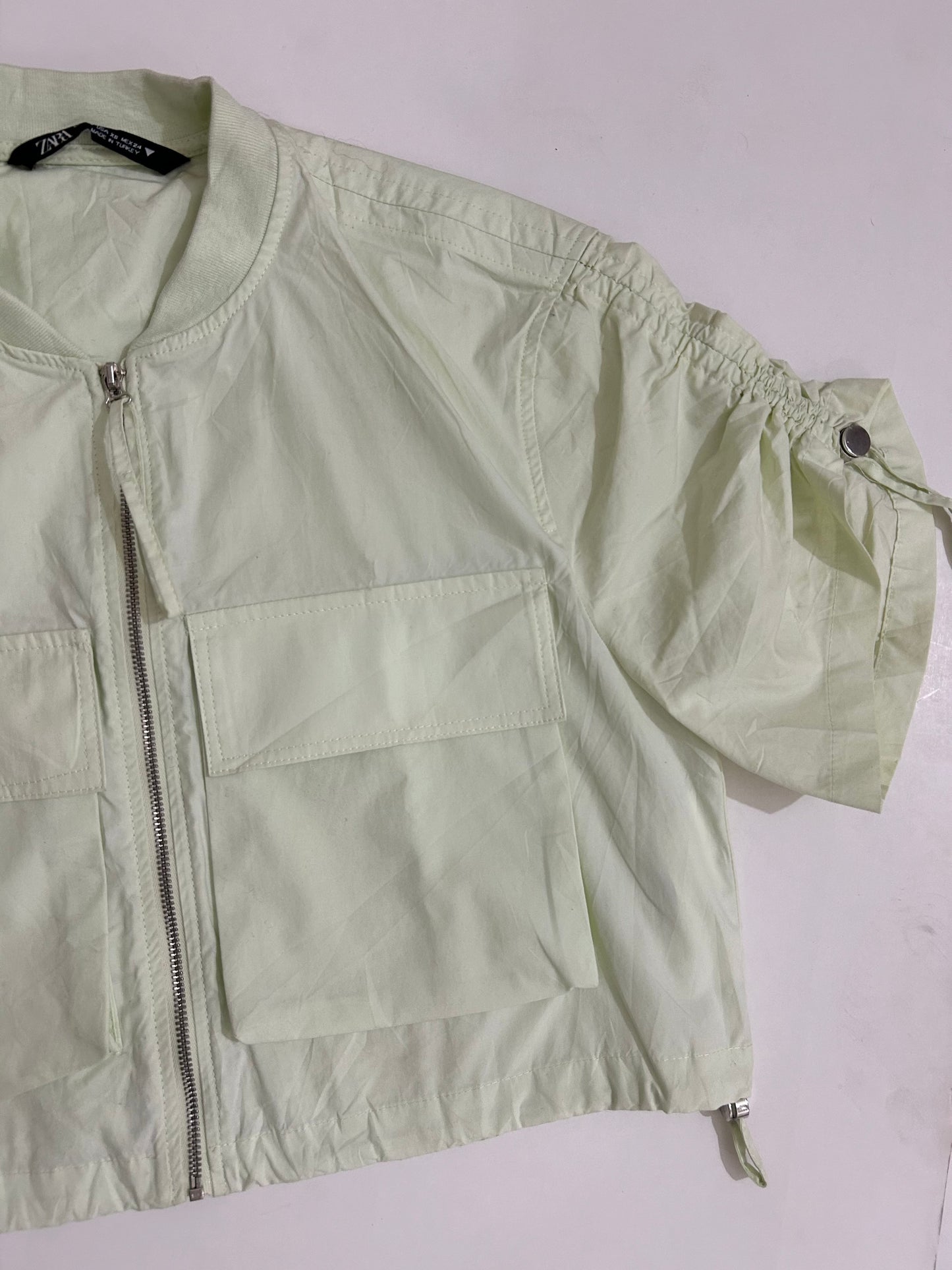 L. Green Jacket Top