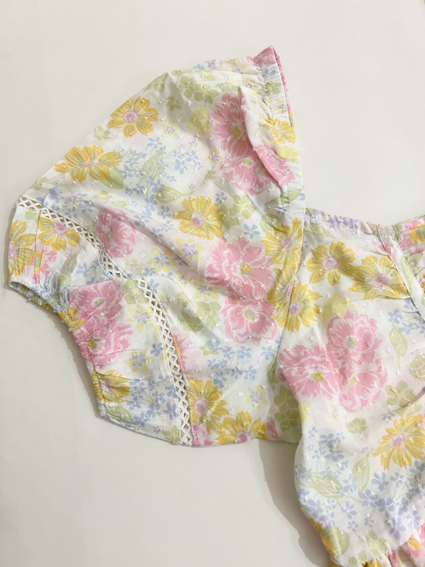 Peplum Floral Top