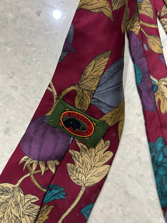 Vintage Abstract Floral Tie