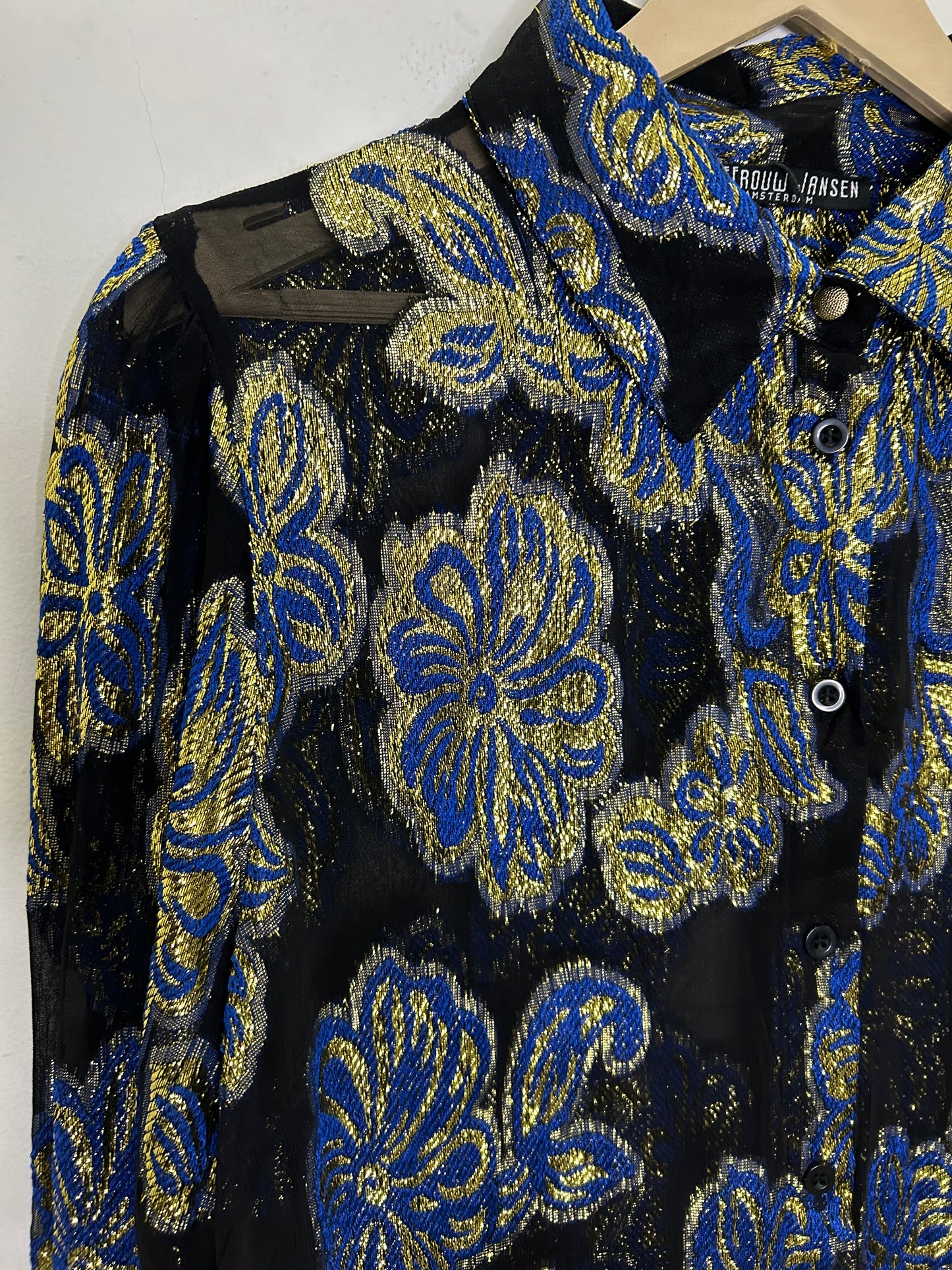 Floral Metallic Shirt