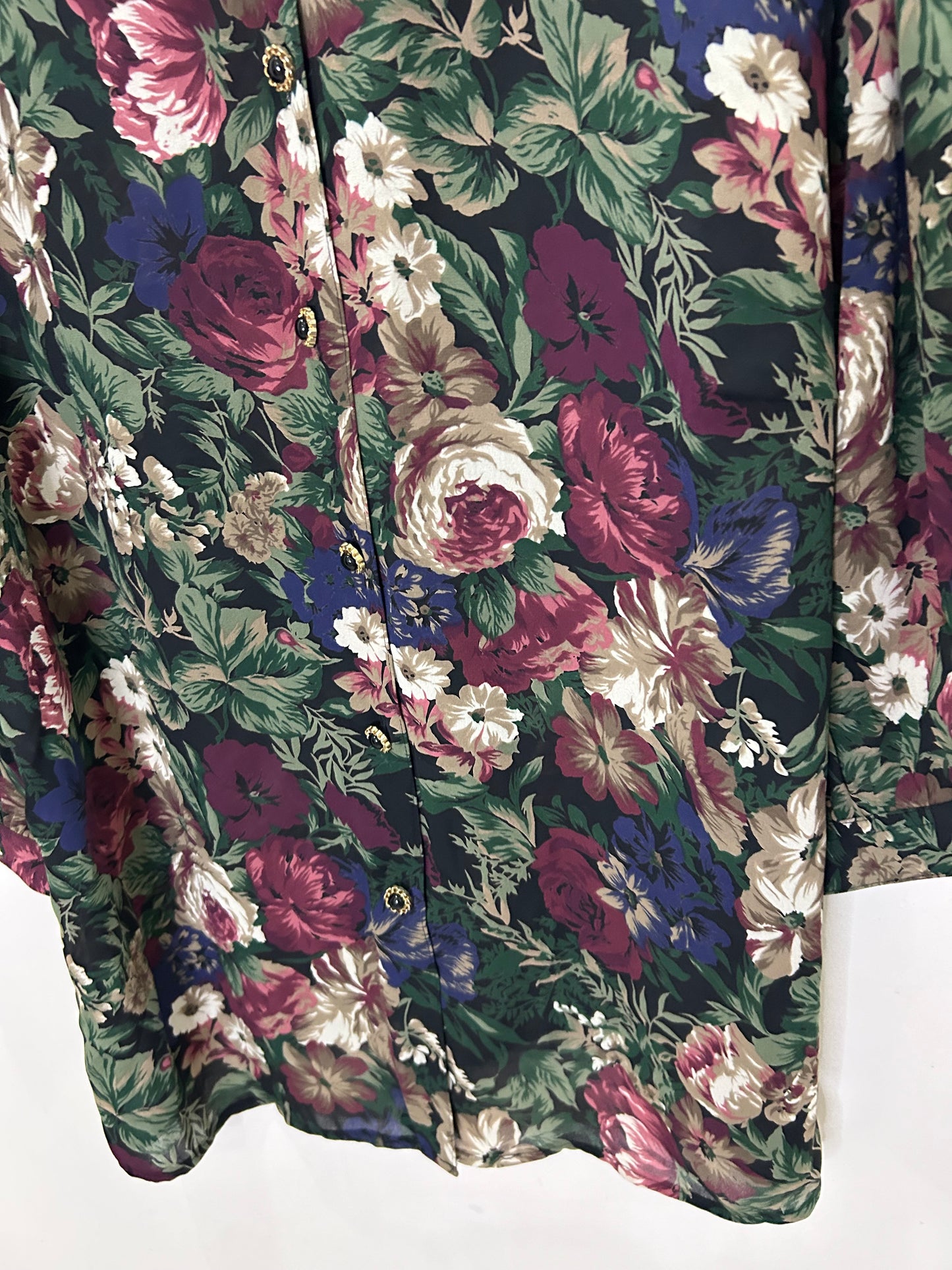 Floral Shirt: Chest-48”