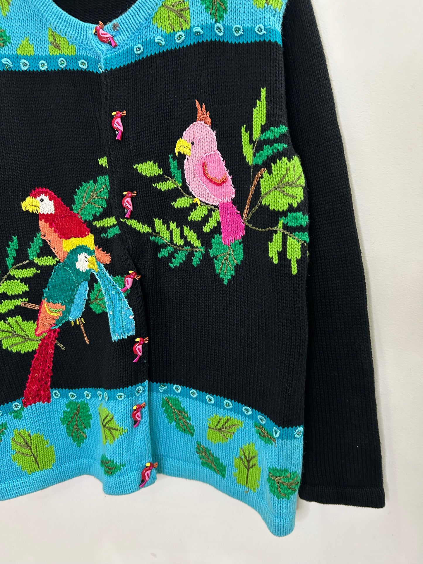 Parrot Cardigan