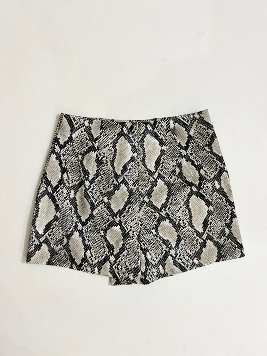 Snake Print Skort