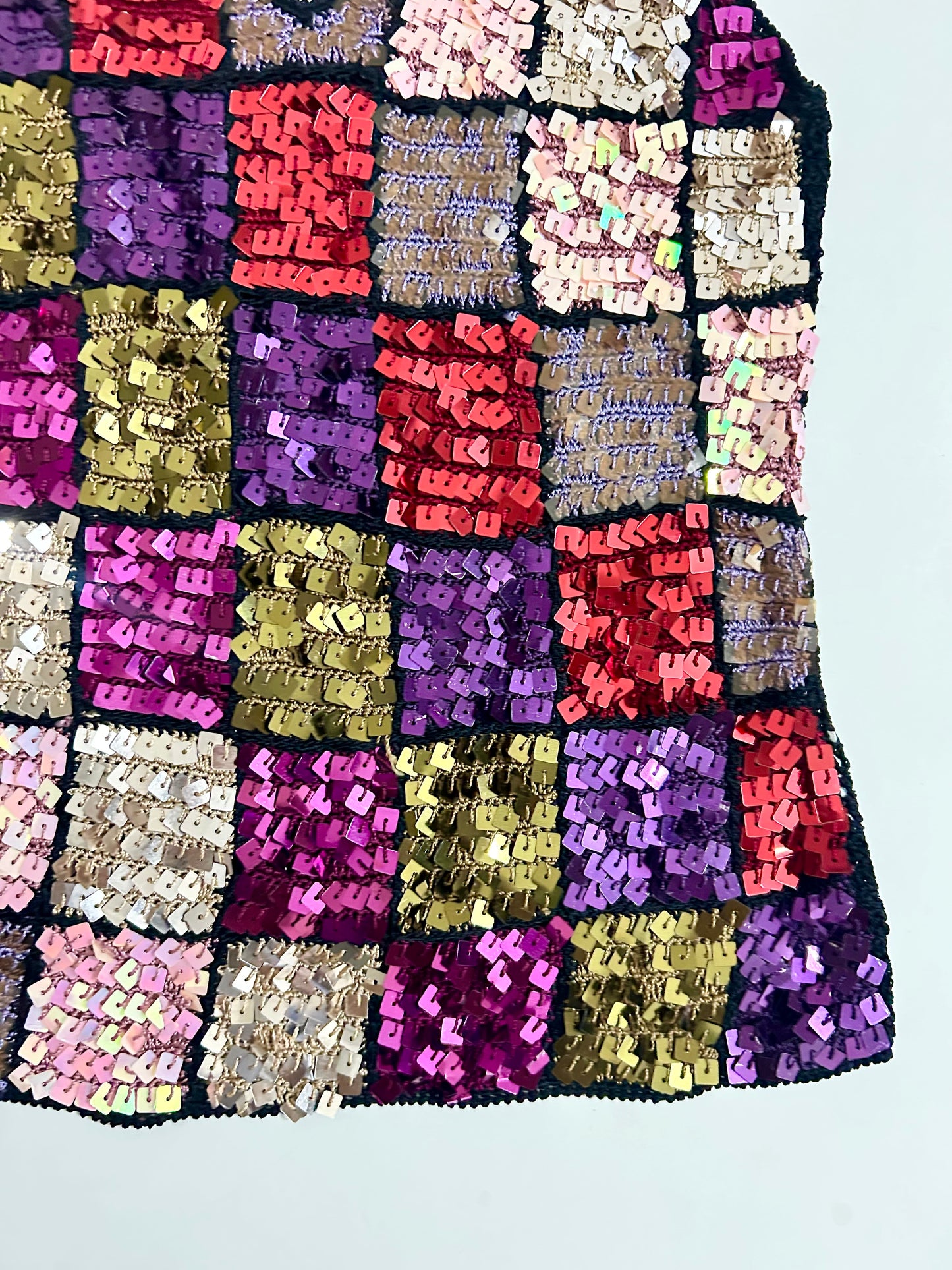Multicolour Embellished Sequinned Top