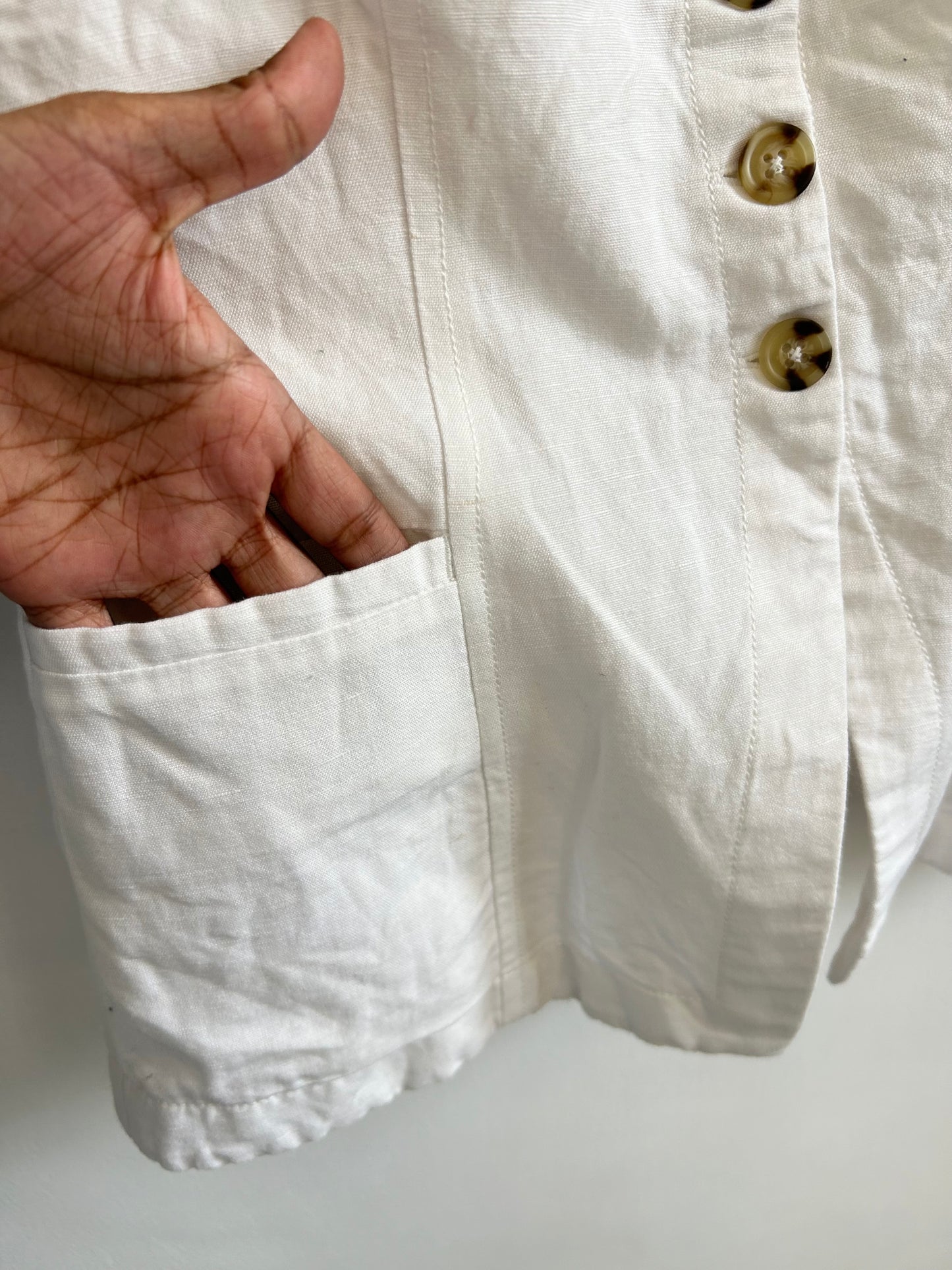 White Cotton Vest
