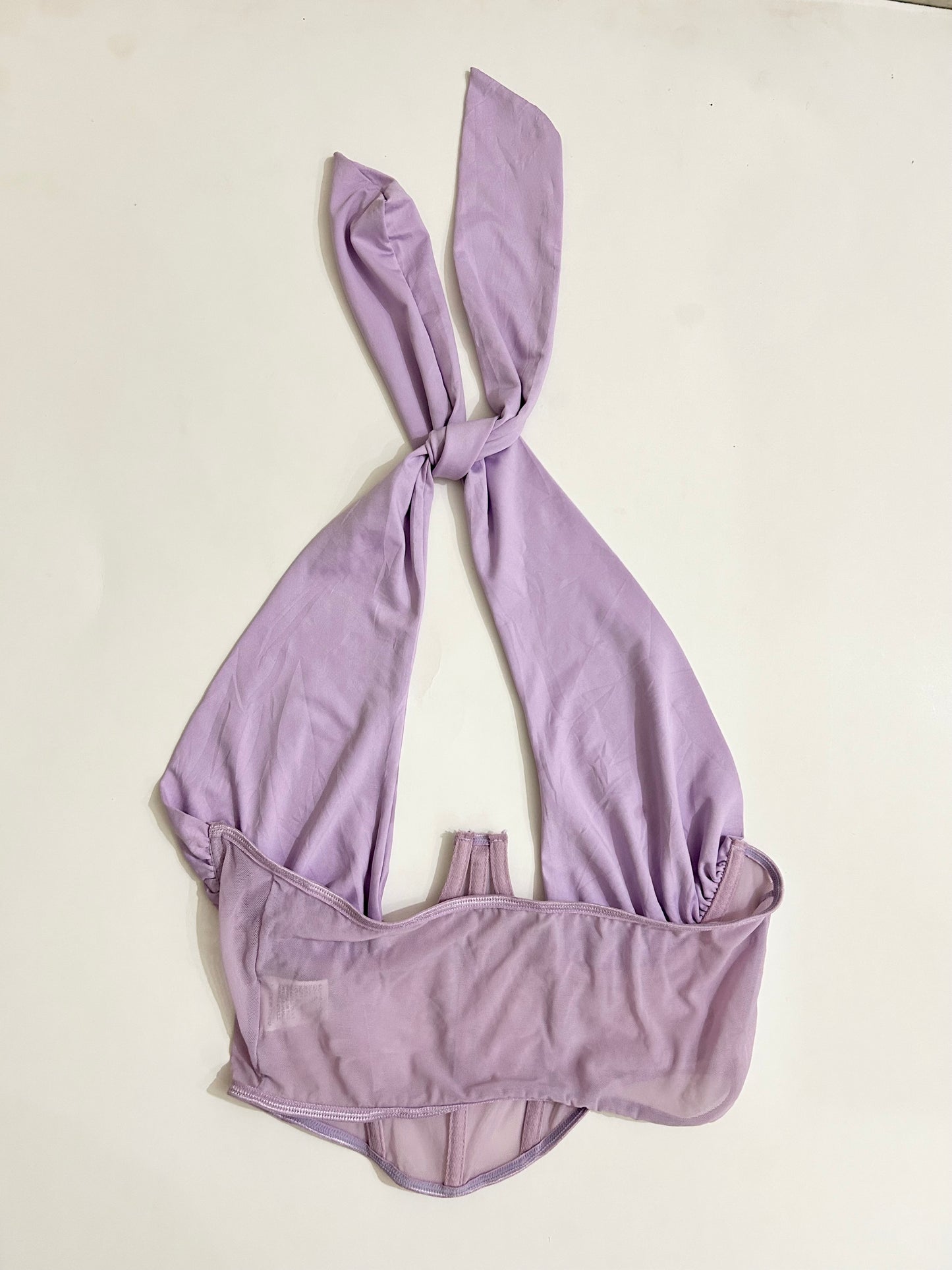 Halterneck Mauve Top