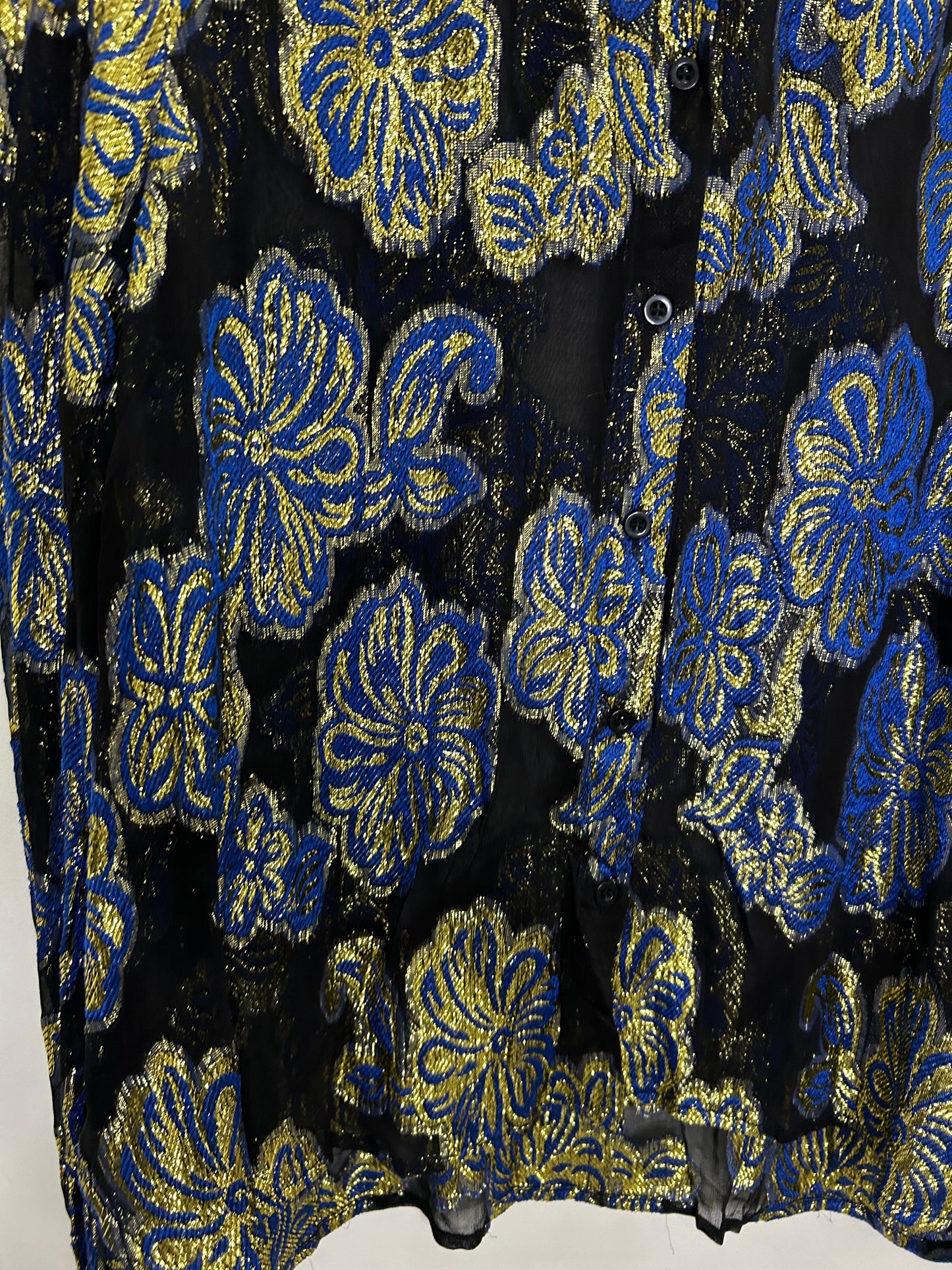 Floral Metallic Shirt