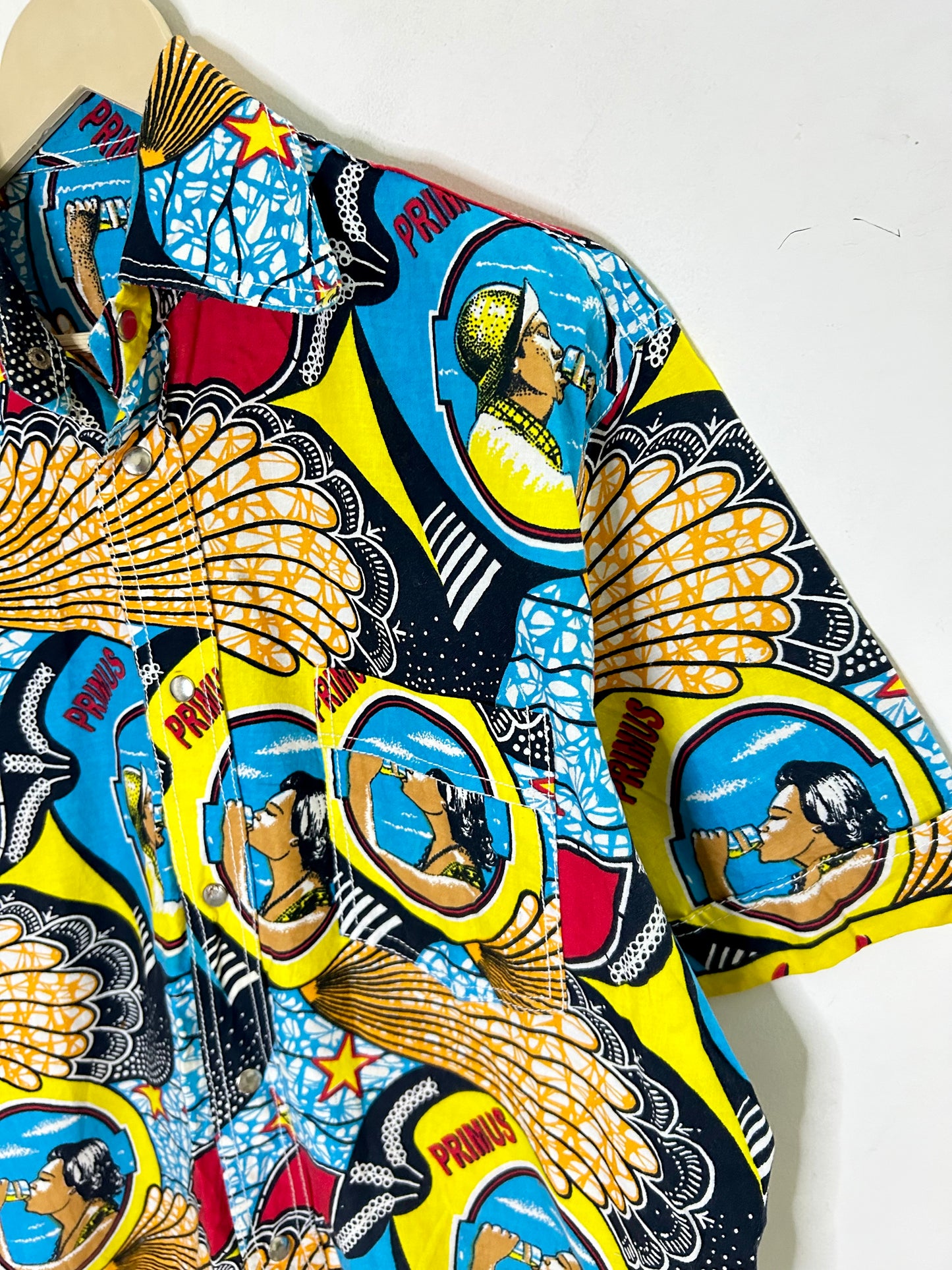 Shell Printed Shirt: Chest-46”