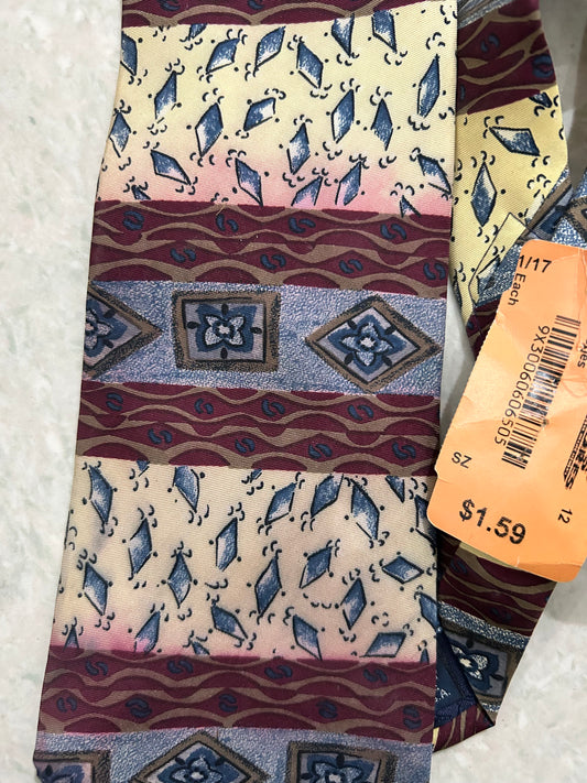 Vintage Geometric Tie