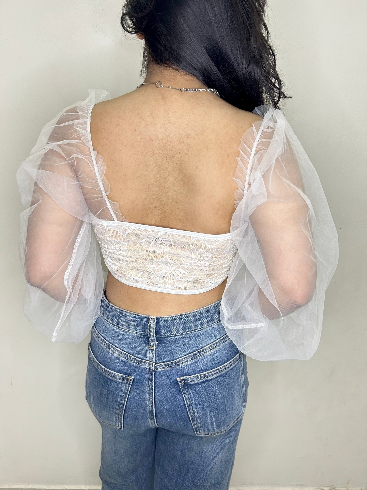White Corset Top