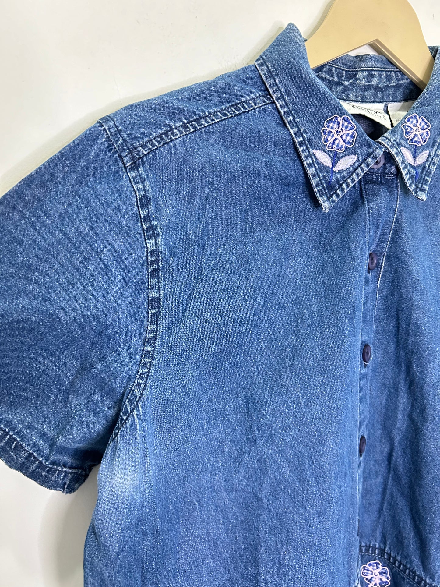 Floral Denim Shirt