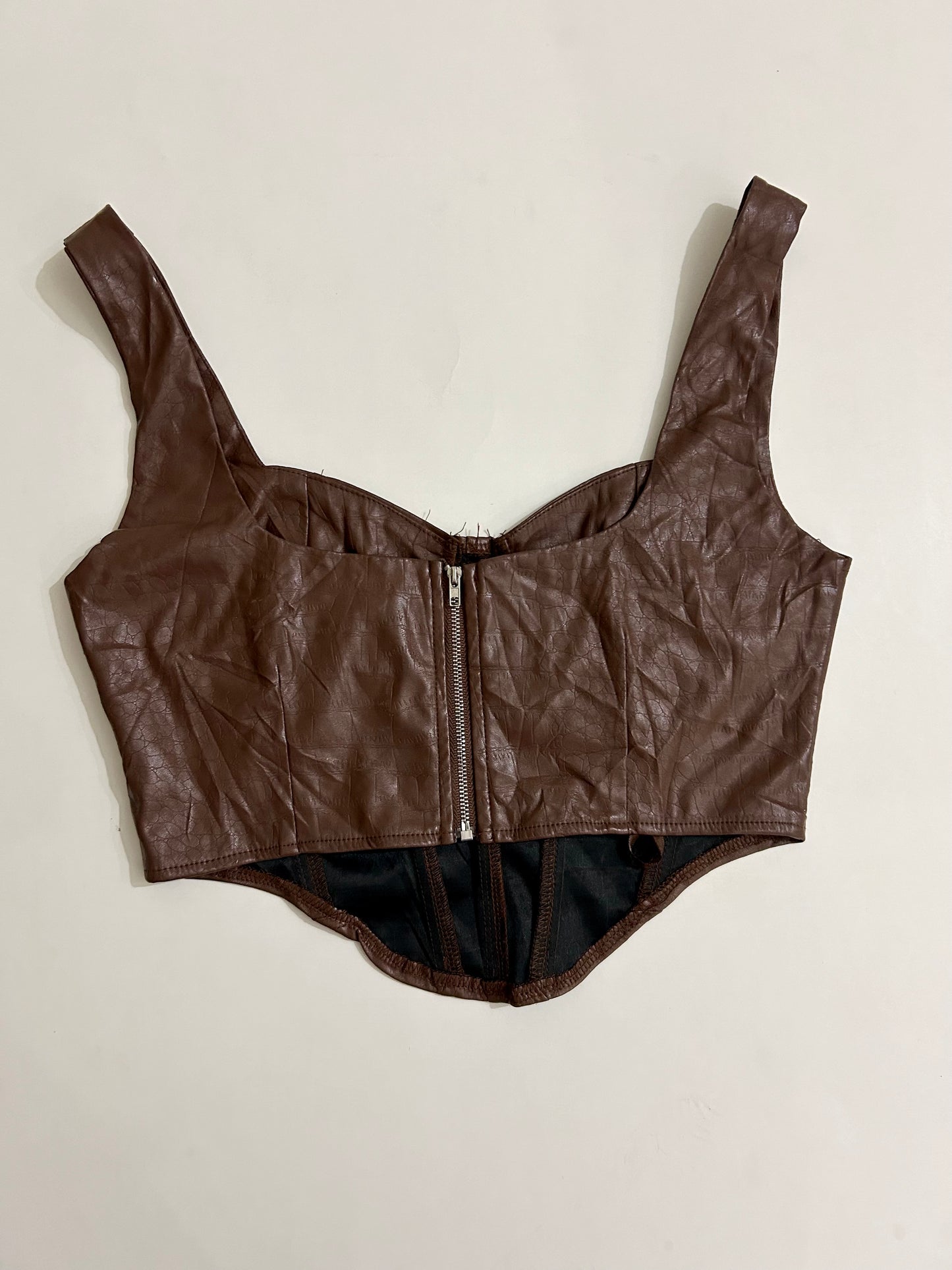 Brown Corset Top