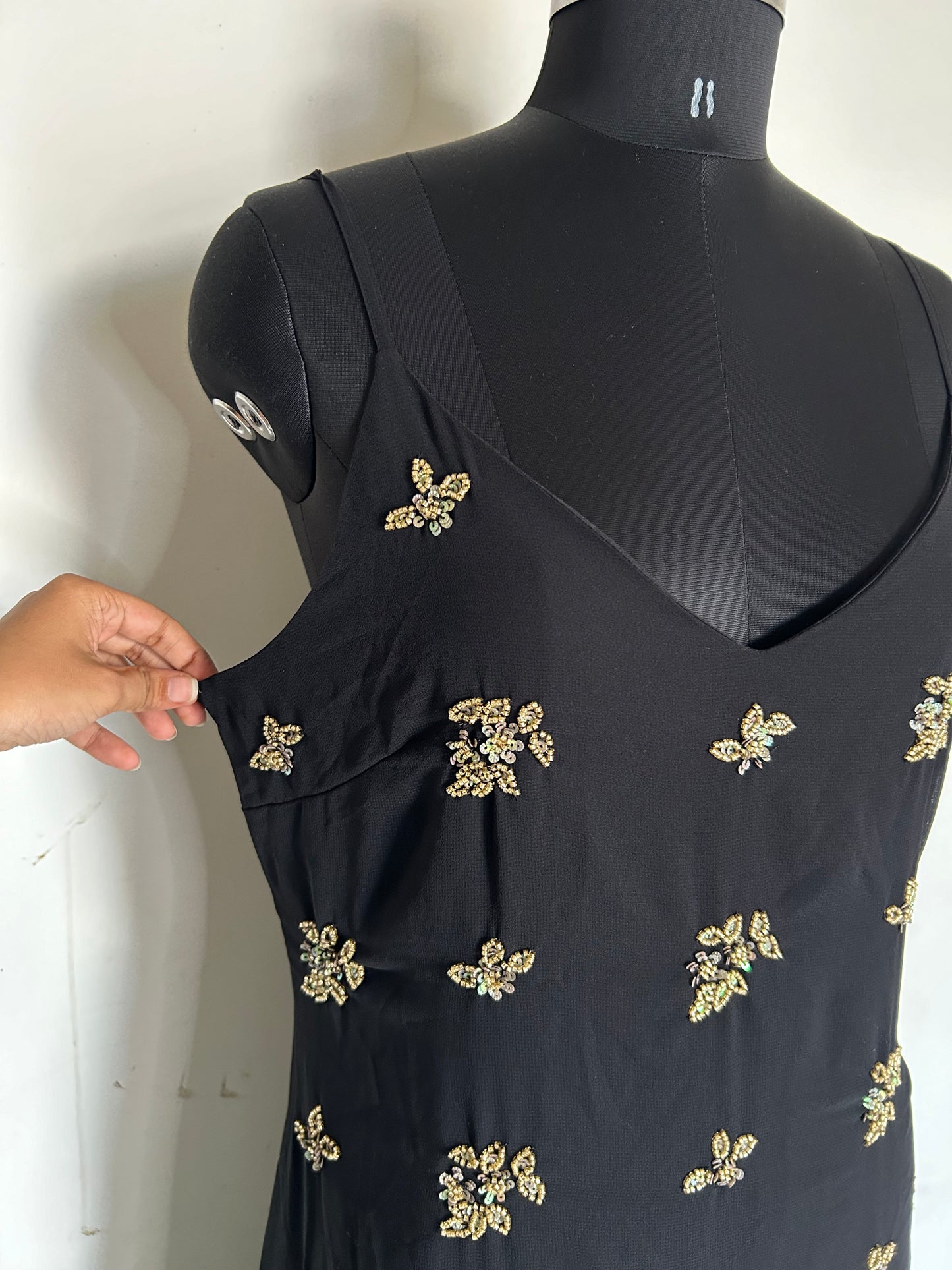 Black Embellished Dress
