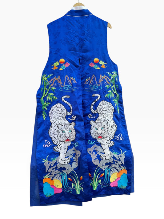 Tiger Cheongsam Jacket: 44”