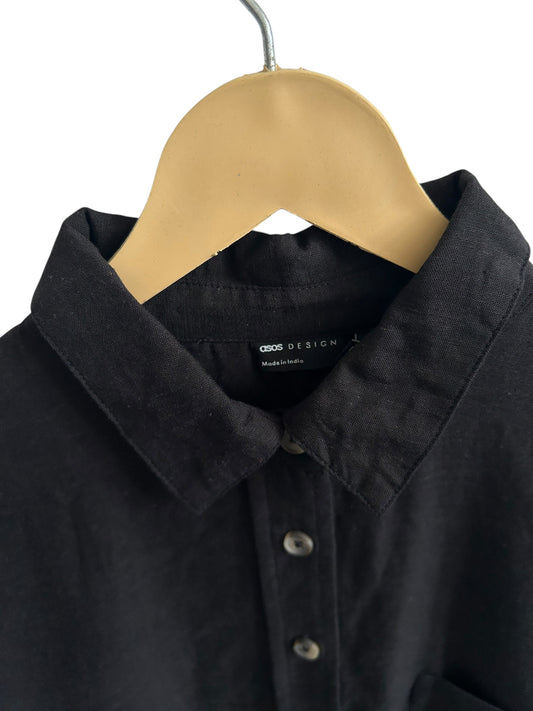 ASOS Black Linen Shirt