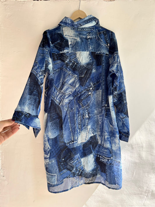 Denim Print Shirt