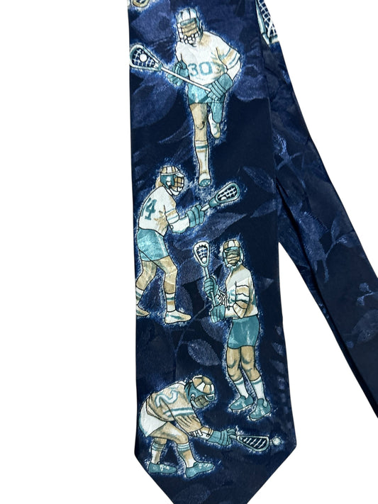 Vintage lacrosse sporty Tie #1