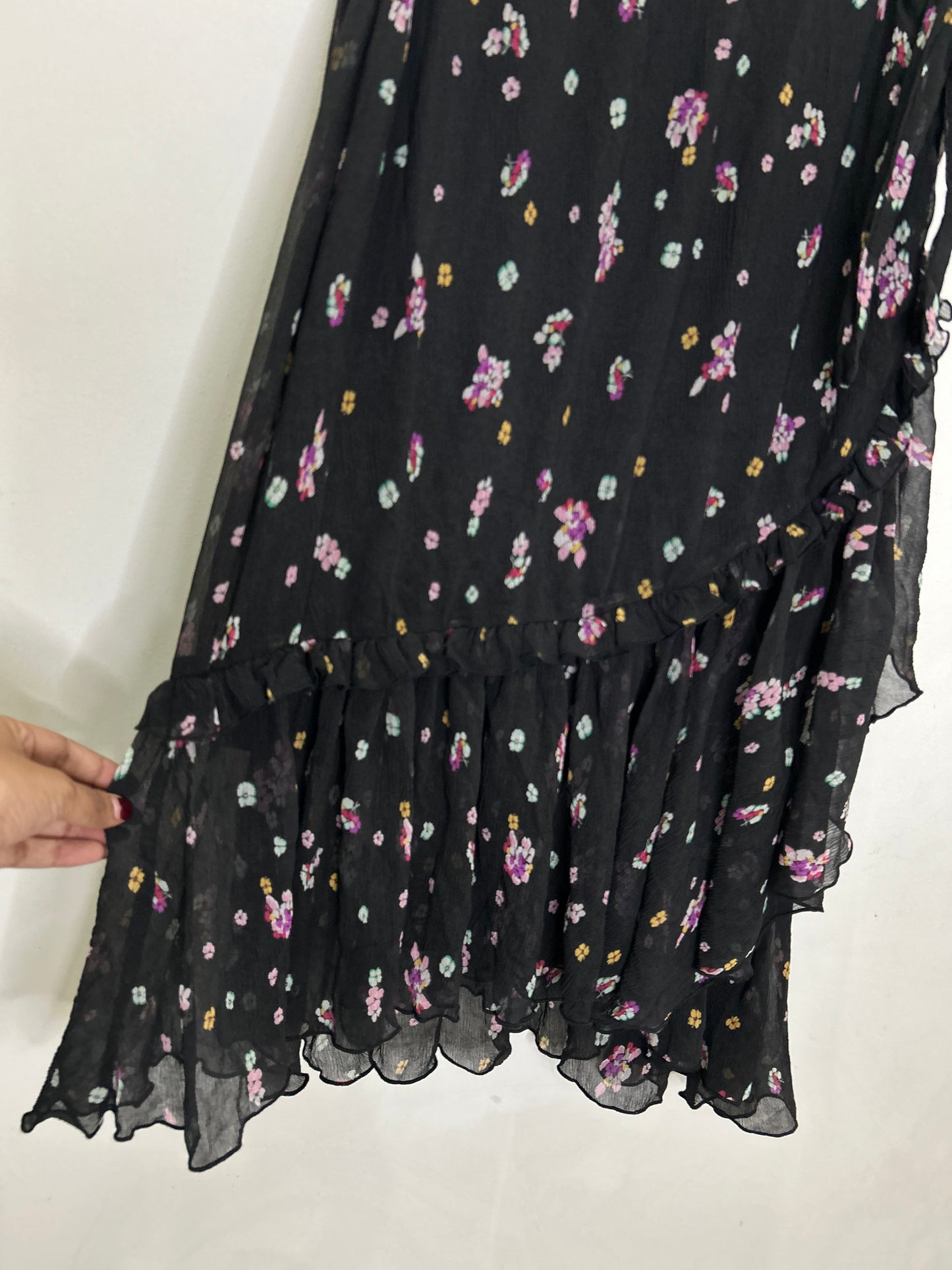 Wrap Ruffle Skirt