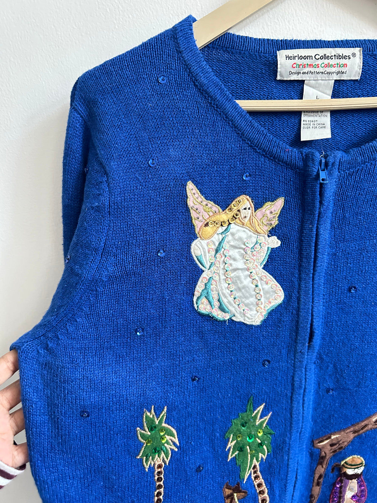 Vintage Arabic Scene Cardigan